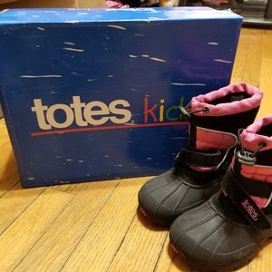 Totes Girls Snow Boots sz 11